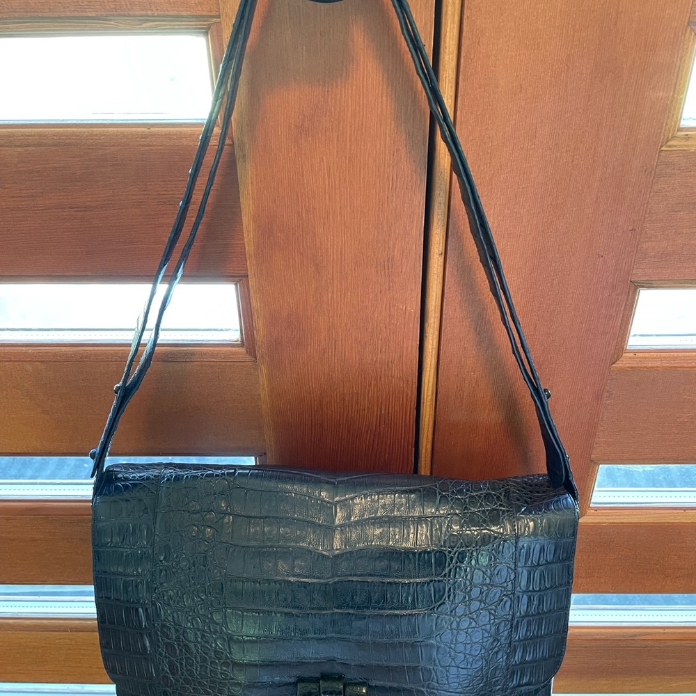 Nancy Gonzalez Crocodile Python Handbag - image 2